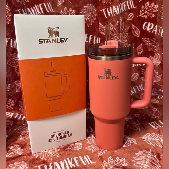 Pumpkin Spice Stanley Quencher 40 oz. Perfect for fall!! 🎃 🎃 - Picture 2 of 10